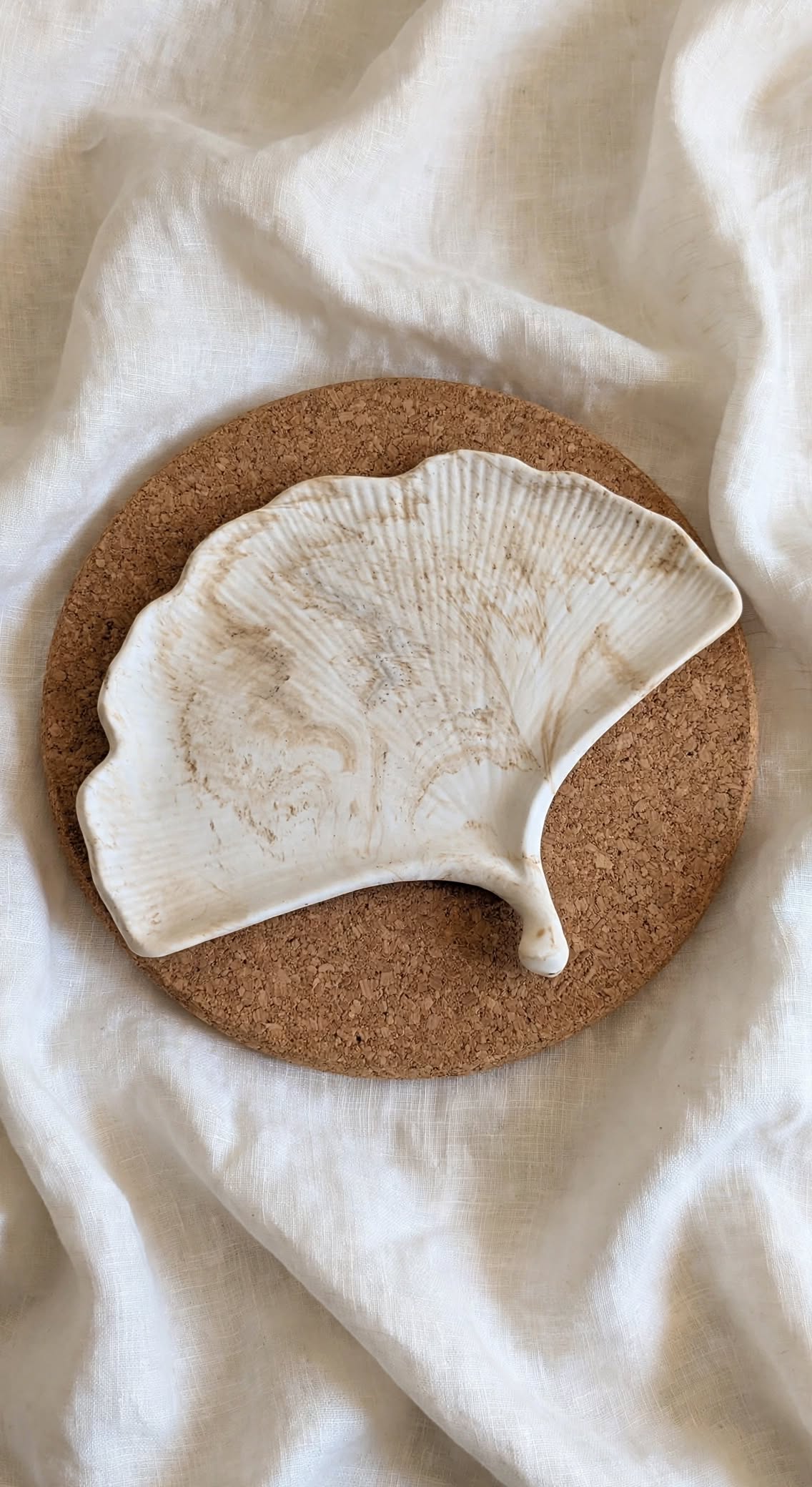 Svuotatasche Ginkgo Biloba - Effetto Marmo Naturale