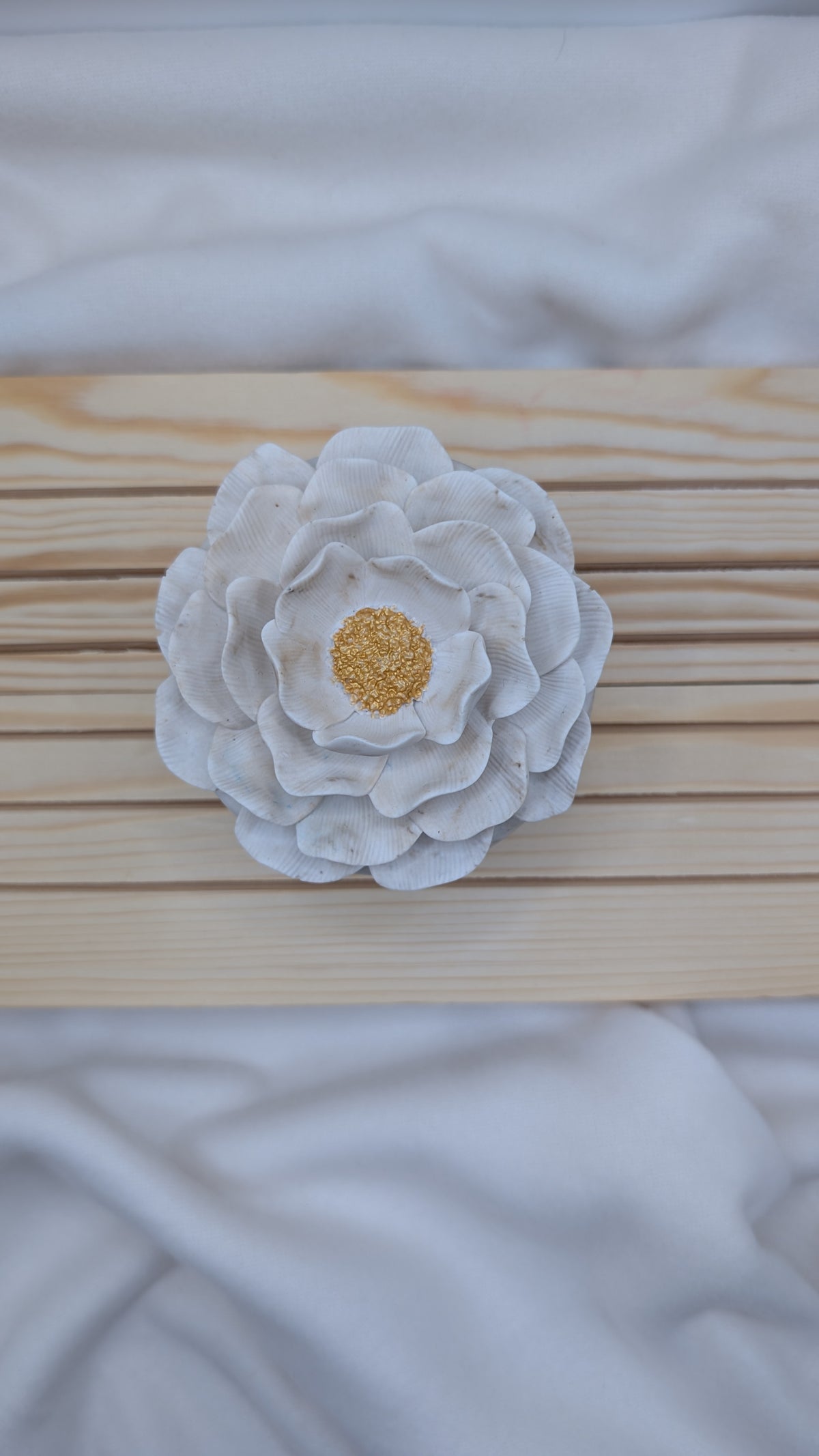 Portagioie Blossom 'Camelia' - Marmorizzato Beige